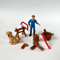 Ферма, тесляр із собакою Bullyland