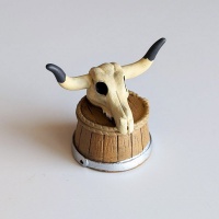 Череп на діжці Дикий Захід Plastoy 4554