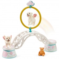 Набір Тренування для чарівних левенят на арці та гойдалці Schleich 42524