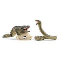 Небезпека в болоті алігатор та анаконда Schleich 42625