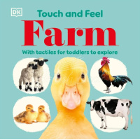 Книга з тактильними деталями Торкніться та відчуй ферму Touch and Feel Farm