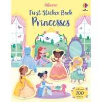 Книга з 200 наліпками принцеси First Sticker Book: Princesses
