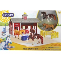 Стійло стайня + 2 коні Stablemate Breyer 59197