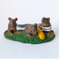 Родина мишок з кукурудзою Bullyland 62411