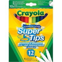 Набір фломастерів Crayola Markers Supertips washable 12 шт