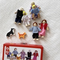 Набір дерев'яних ляльок родина Bigjigs Toys
