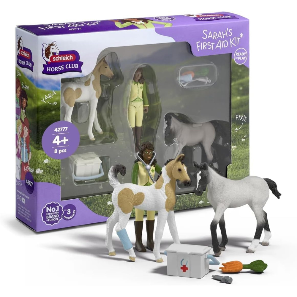 Перша допомога Сари лошатам Schleich 42777