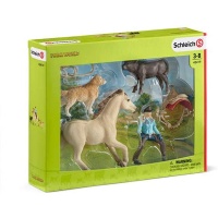 Наїзниця ковбой вестерн на коні Родео Schleich 42419