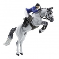 Кінь у стрибку з наїзником Пенелопа та Мілорд Papo 51574