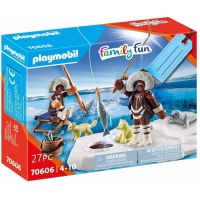 Конструктор підлідна риболовля з інуїтами Playmobil 70606