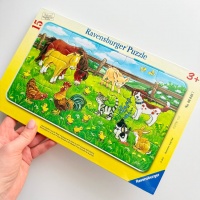 Пазл у рамці Ravensburger на фермі