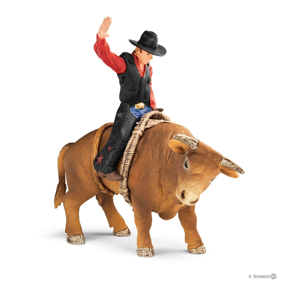 Родео з ковбоєм, биком, аксесуарами Schleich 72120